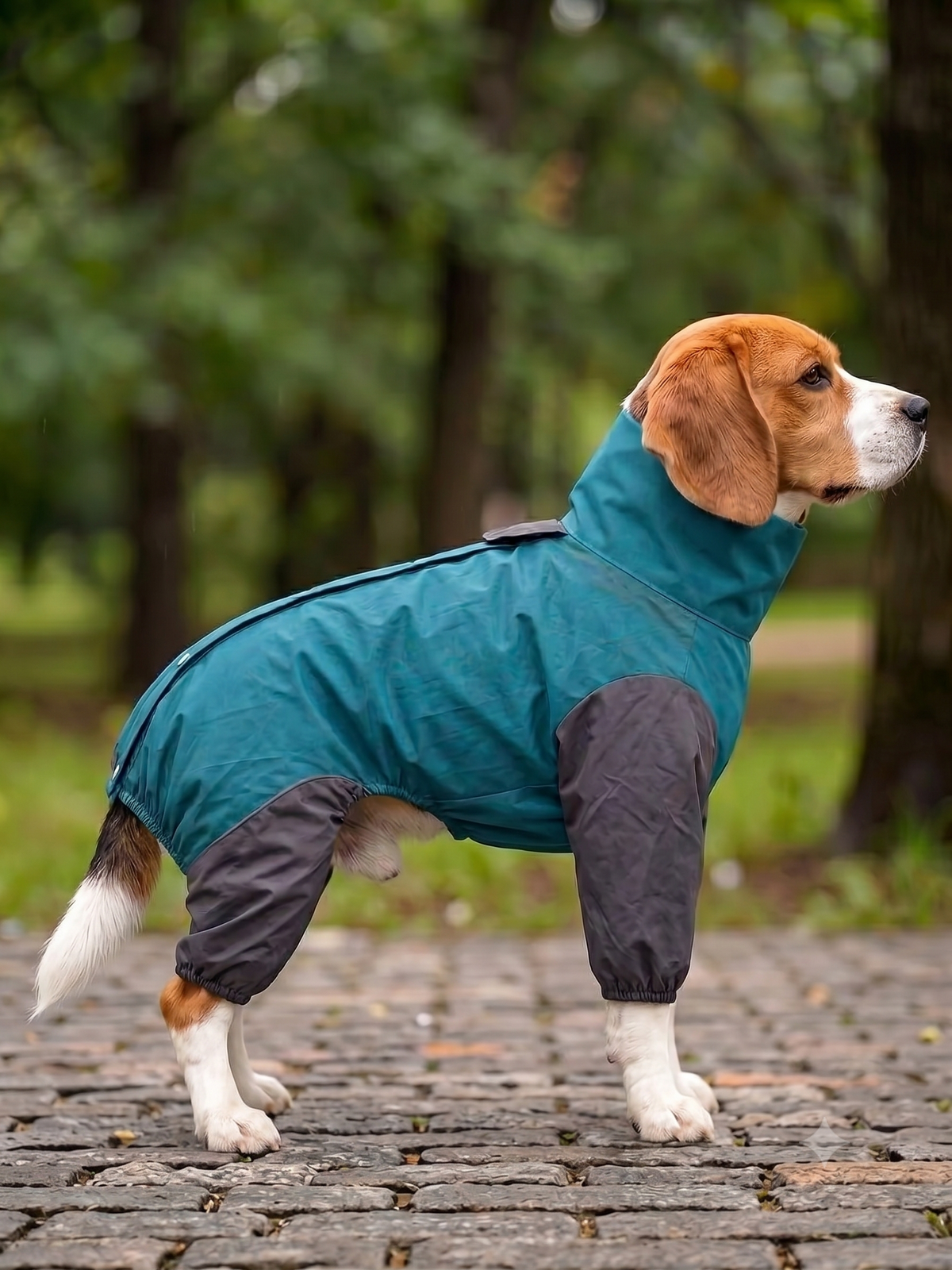 All-Weather Full-Coverage Dog Raincoat & Jumpsuit