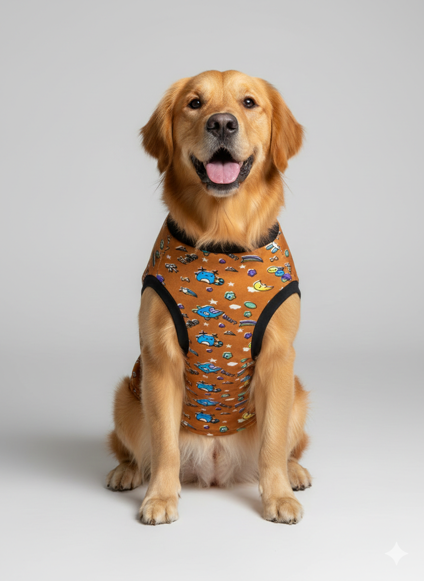 Premium Adjustable Dog Winter T-Shirt – Performance Fleece for Active Pups