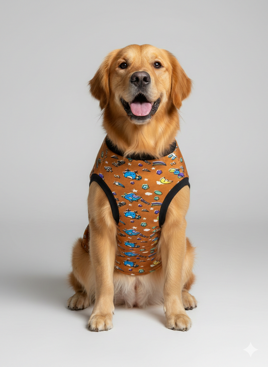 Premium Adjustable Dog Winter T-Shirt – Performance Fleece for Active Pups