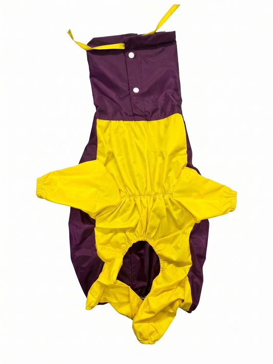 All-Weather Full-Body Dog Raincoat