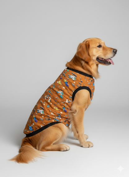 Premium Adjustable Dog Winter T-Shirt – Performance Fleece for Active Pups