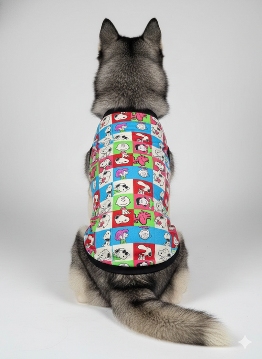 Snoopy Comic Strip Dog Winter Vest