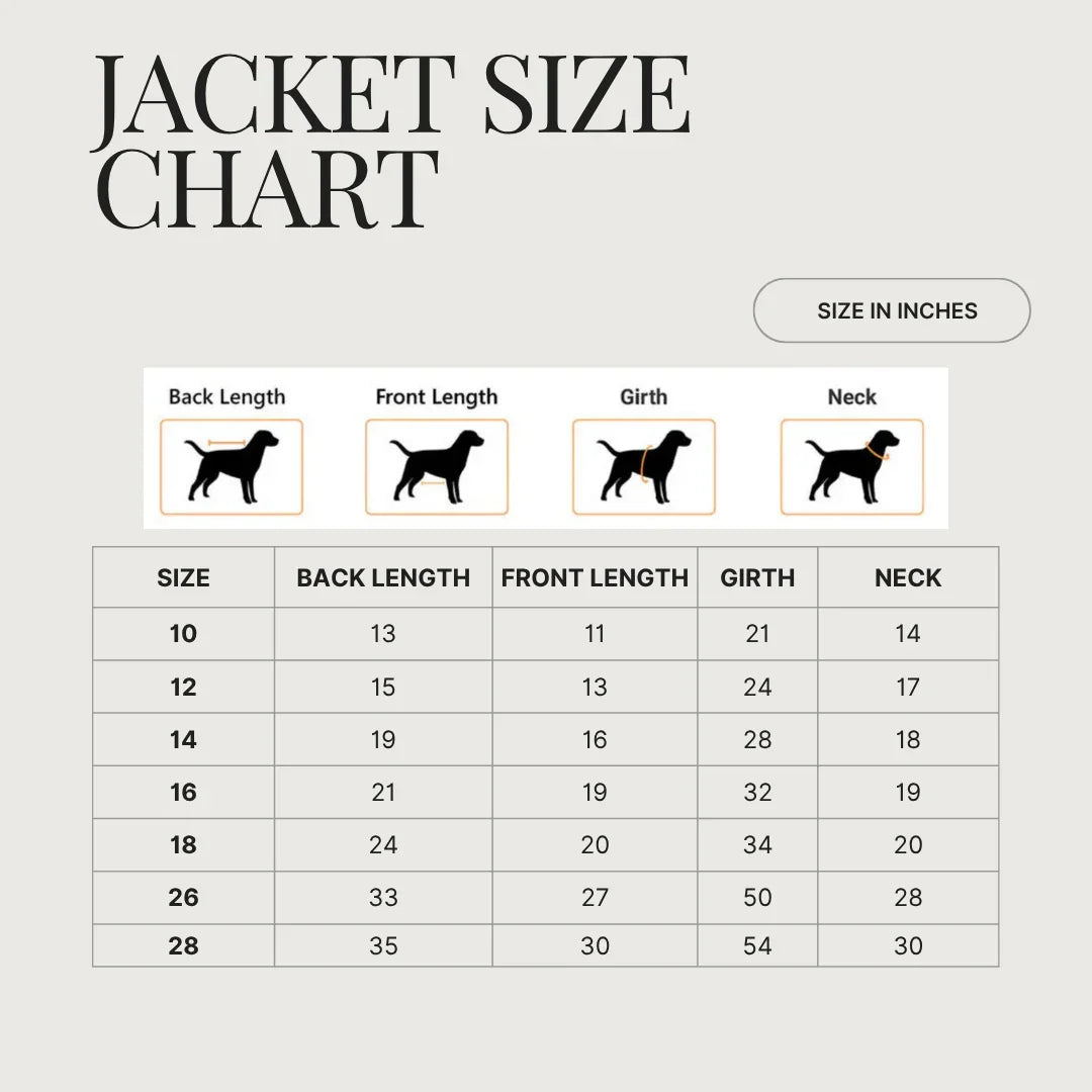 Quilted Dog Jacket For Winter - Orange