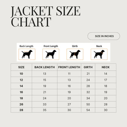 Quilted Dog Jacket For Winter - Orange