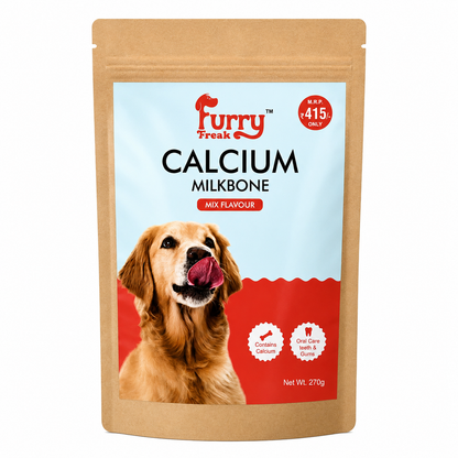 🦴 Furry Freak Calcium Milk Bone – Mix Flavour Dog Treats (270g)