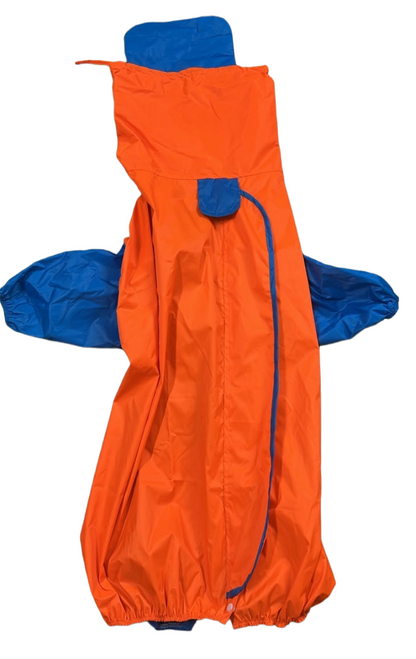Furry Freak Waterproof Dog Raincoat with Full Body Coverage | Reflective | Windproof | Lightweight | Adjustable | Rain Suit for Medium & Large Dogs